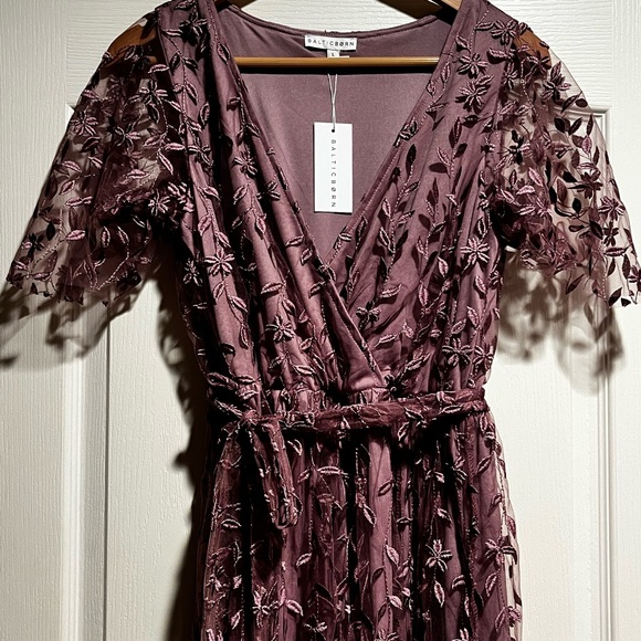 Baltic Born Mauve Floral Maxi Dress - Picture 6 of 6